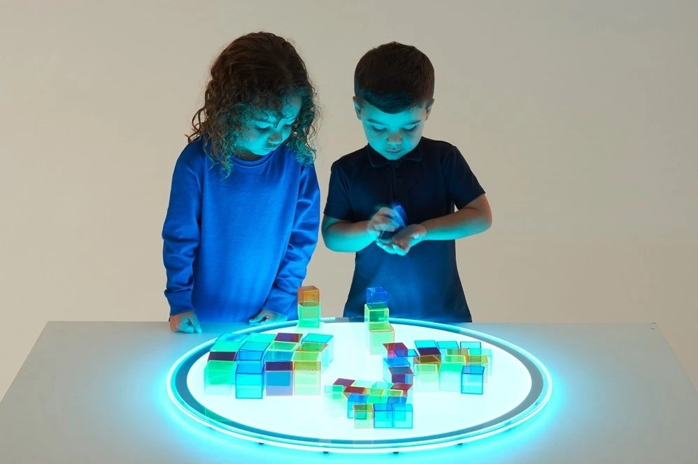 TickiT 73020 Runde Leuchtplatte Mit Farbwechsel 4 TickiT 73020 Runde Leuchtplatte Mit Farbwechsel – Bild 2