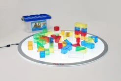 TickiT 73083 Halbtransparenter Farbblock, 50-teilig, Halbtransparent -Djeco Geschaft tickit 73083 halbtransparenter farbblock 50 teilig halbtransparent 3