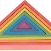 TickiT RAINBOW ARCHITECT TRIANGLES -Djeco Geschaft tickit rainbow architect triangles