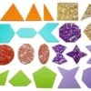 TickiT RAINBOW GLITTER SHAPES 1 TickiT RAINBOW GLITTER SHAPES -Djeco Geschaft tickit rainbow glitter shapes