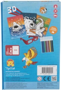 Tiger Tribe 3760263 3D Malaktivität Spezialsets Fierce Creatures -Djeco Geschaft tiger tribe 3760263 3d malaktivitaet spezialsets fierce creatures 3