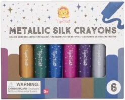 Tiger Tribe 3770128 Metallic-Seidenmalstifte