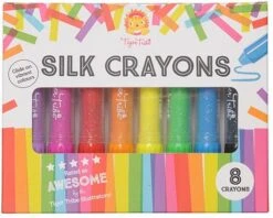 TIGER TRIBE - Silk Crayons (12 Stück) Buntstifte, Mehrfarbig (3770122)