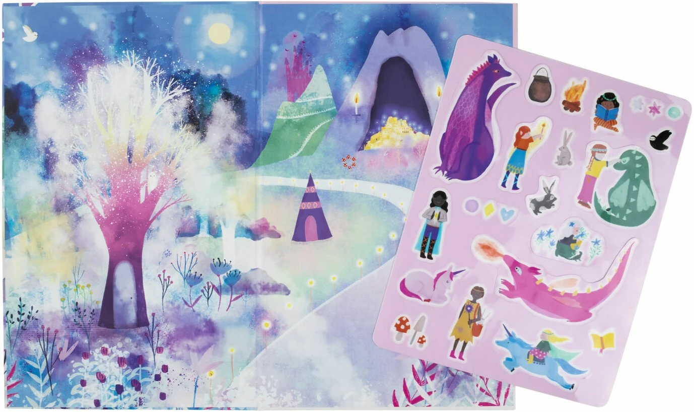 Tiger Tribe Spielbuch Zum Ausklappen Mit Aufklebern - Magic World 4 Tiger Tribe Spielbuch Zum Ausklappen Mit Aufklebern - Magic World – Bild 2