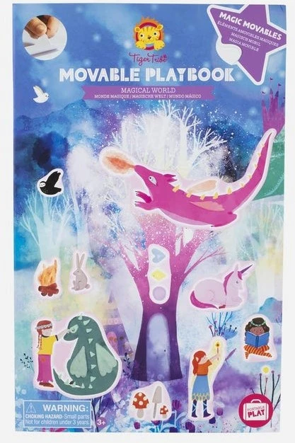 Tiger Tribe Spielbuch Zum Ausklappen Mit Aufklebern - Magic World 3 Tiger Tribe Spielbuch Zum Ausklappen Mit Aufklebern - Magic World