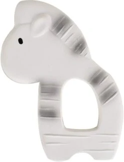 Tikiri 8591505 Kautschuk Beißring Zebra, Zahnungshilfe Aus Naturkautschuk, Für Babys Ab 0+ Monaten