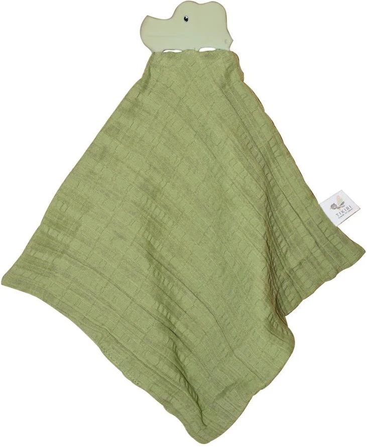 Tikiri Krokodil, Schnuffeltuch Mit Zahnungshilfe Aus Naturkautschuk, Für Babys Und Kinder Ab 0+ Monaten, 15cm TR-97007 5 Tikiri Krokodil, Schnuffeltuch Mit Zahnungshilfe Aus Naturkautschuk, Für Babys Und Kinder Ab 0+ Monaten, 15cm TR-97007 – Bild 3