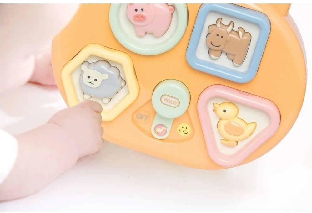 Tolo 80043 - Baby Animal Sound Shape Sorter - Klangsortierer, 20 X 6.2 X 20 Cm 4 Tolo 80043 - Baby Animal Sound Shape Sorter - Klangsortierer, 20 X 6.2 X 20 Cm – Bild 2