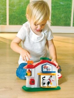 Tolo Toys - Pop Up Bauernhaus Aktivität Spielzeug -Djeco Geschaft tolo classic pop up speelgoed boerderij