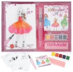 Depesche TOPModel Neon Doodle Malbuch Mit Neonmarkern