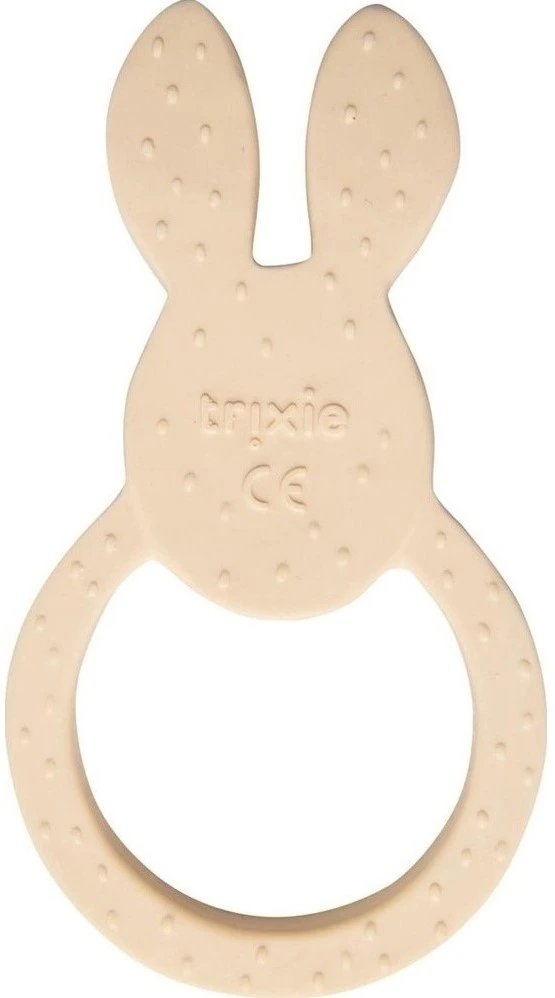 Trixie Beißring Aus Naturkautschuk, Rund - Mrs. Rabbit 4 Trixie Beißring Aus Naturkautschuk, Rund - Mrs. Rabbit – Bild 2