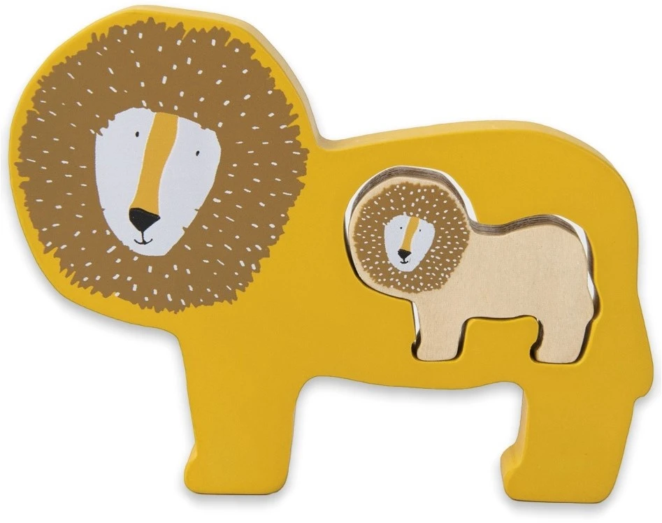 Trixie Holz Babypuzzle - Mr. Lion 3 Trixie Holz Babypuzzle - Mr. Lion