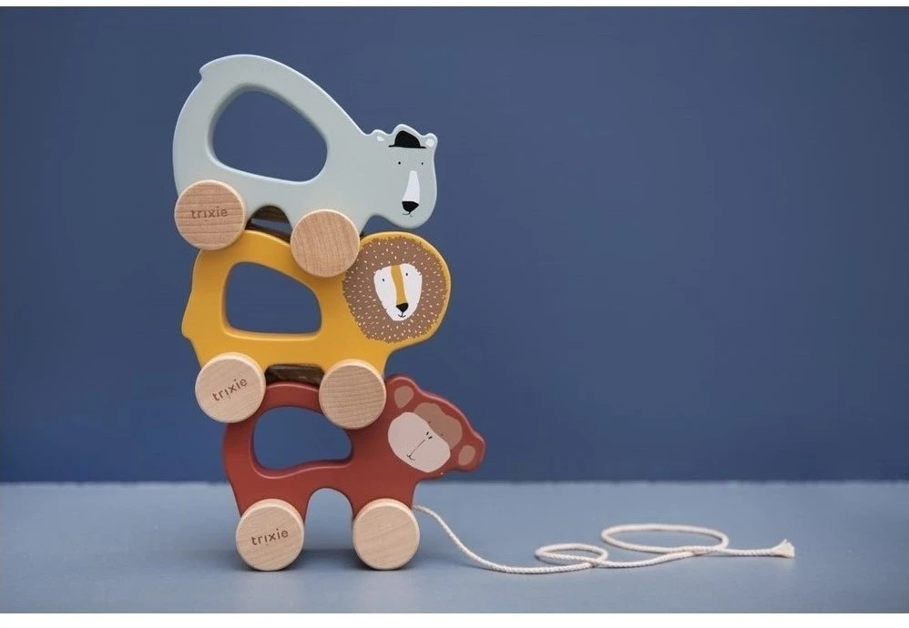 Trixie Holz Nachziehtier - Mr. Polar Bear 4 Trixie Holz Nachziehtier - Mr. Polar Bear – Bild 2