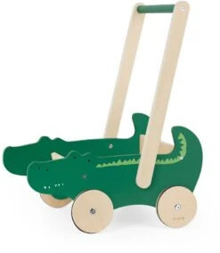 Trixie Holz Schiebewagen - Mr. Crocodile
