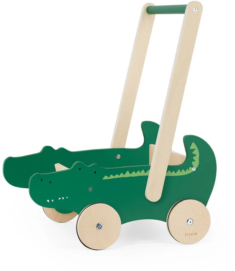 Trixie Holz Schiebewagen - Mr. Crocodile 3 Trixie Holz Schiebewagen - Mr. Crocodile