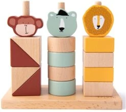 Trixie Holz Stapel-Spiel Mit Tieren