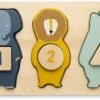 Trixie Holz Zähl-Puzzle -Djeco Geschaft trixie holz zaehl puzzle