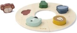 Trixie Holzpuzzle, Rund -Djeco Geschaft trixie holzpuzzle rund 2