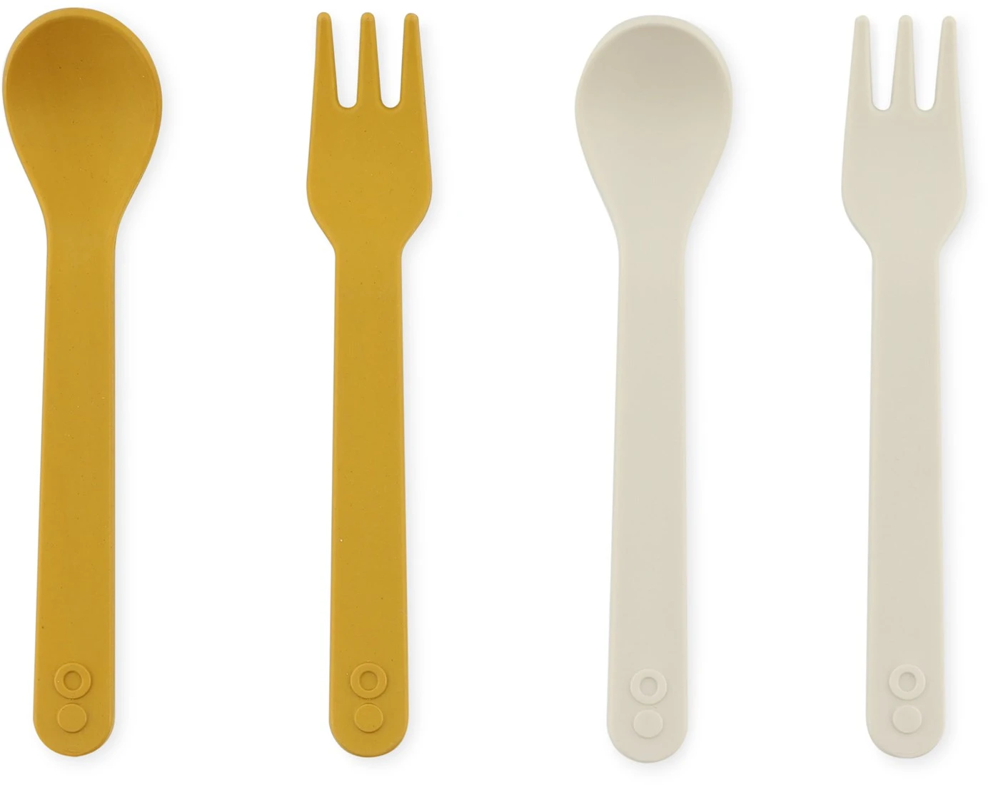 Trixie PLA Löffel/Gabel 2-pack - Mustard 3 Trixie PLA Löffel/Gabel 2-pack - Mustard