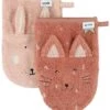 Trixie WASHCLOTHS 2-PACK | MRS. CAT - MRS. RABBIT -Djeco Geschaft trixie washcloths 2 pack mrs cat mrs rabbit