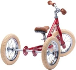 Trybike Laufrad 2-in-1 Steel - Vintage Rot -Djeco Geschaft trybike laufrad 2 in 1 steel vintage rot 3