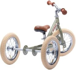 Trybike Laufrad 2-in-1 Steel - Vintage Grün -Djeco Geschaft trybike loopfiets 2 in 1 steel vintage groen