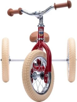 Trybike Laufrad 2-in-1 Steel - Vintage Rot -Djeco Geschaft trybike loopfiets 2 in 1 steel vintage rood