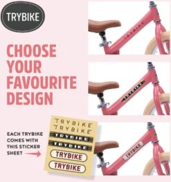 Trybike Laufrad 2-in-1 Steel - Vintage Rosa -Djeco Geschaft trybike loopfiets 2 in 1 steel vintage roze