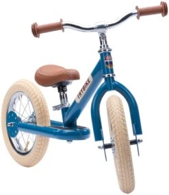 Kinderfeets Trybike Laufrad Steel Vintage Blau - Zweirad -Djeco Geschaft trybike loopfiets steel vintage blauw tweewieler