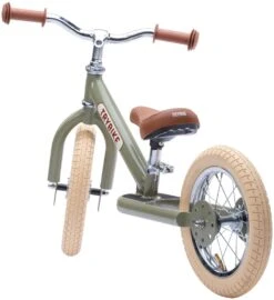 Kinderfeets Trybike Laufrad Steel Vintage Grün - Zweirad -Djeco Geschaft trybike loopfiets steel vintage groen tweewieler