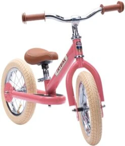 Kinderfeets Trybike Laufrad Steel Vintage Rosa - Zweirad -Djeco Geschaft trybike loopfiets steel vintage roze tweewieler 1