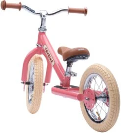 Kinderfeets Trybike Laufrad Steel Vintage Rosa - Zweirad -Djeco Geschaft trybike loopfiets steel vintage roze tweewieler