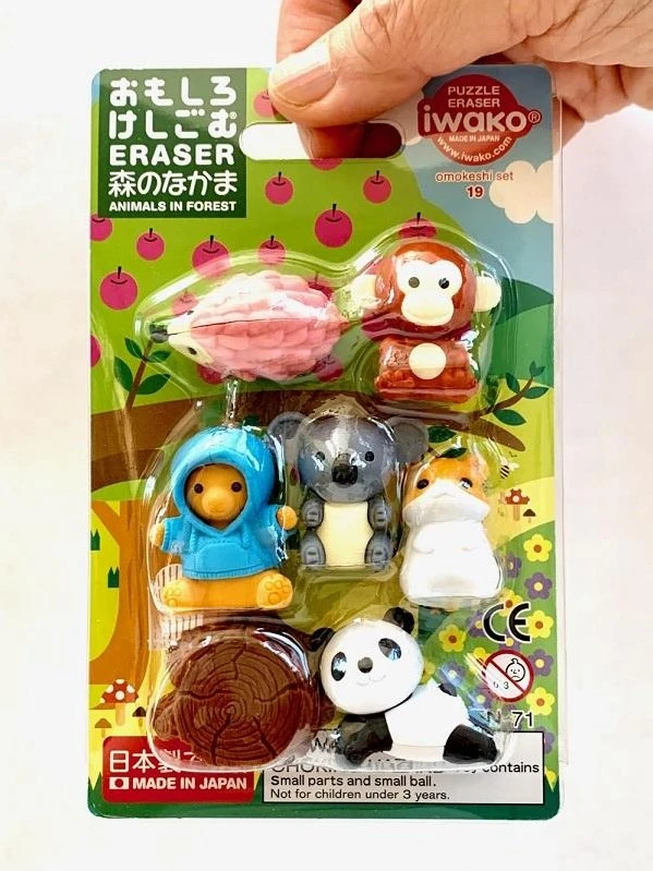 TY 3450 UK Iwako – Eraserz Forest Animals Set Tiere – Stall Ukle Und Farben Variieren 5 TY 3450 UK Iwako – Eraserz Forest Animals Set Tiere – Stall Ukle Und Farben Variieren – Bild 3