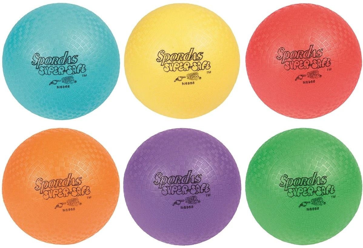 Unbekannt 6er-Set Super-Safe Bälle PG Playground Von SPORDAS - 6 Playgroundbälle (Durchmesser: Ca. 21,6 Cm / Gewicht: 270 G) 3 Unbekannt 6er-Set Super-Safe Bälle PG Playground Von SPORDAS - 6 Playgroundbälle (Durchmesser: Ca. 21,6 Cm / Gewicht: 270 G)