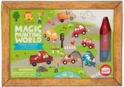 Unbekannt Tiger Tribe 3714005 Tiger Tribe Magic Painting World Things That Go Lackieren Mit Wasserset, Mehrfarbig, 10" X 11.5"
