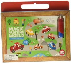 Unbekannt Tiger Tribe 3714005 Tiger Tribe Magic Painting World Things That Go Lackieren Mit Wasserset, Mehrfarbig, 10" X 11.5" -Djeco Geschaft unbekannt tiger tribe 3714005 tiger tribe magic painting world things that go lackieren mit wasserset mehrfarbig 10 quot x 115 quot 3