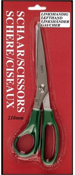 Universeelschaar 21cm Linkshandig, Op Try-Me Kaart Verpakt