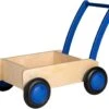 Van Dijk Toys Loop-blokkenwagen - Blauw -Djeco Geschaft van dijk toys loop blokkenwagen blauw