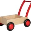 Van Dijk Toys Loop-blokkenwagen - Rood -Djeco Geschaft van dijk toys loop blokkenwagen rood