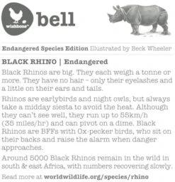 Wishbone Black Rhino Bell -Djeco Geschaft wishbone black rhino bell 3