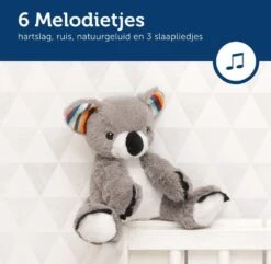 Duracell Zazu-Musikplüschtier Coco The Koala, Grau -Djeco Geschaft zazu musikplueschtier coco the koala grau 3