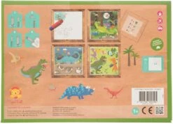 Zestaw Kreatywny - Obrazki Wodne, Motyw Dinozaury, Tiger Tribe: TT-14020 -Djeco Geschaft zestaw kreatywny obrazki wodne motyw dinozaury tiger tribe tt 14020 3